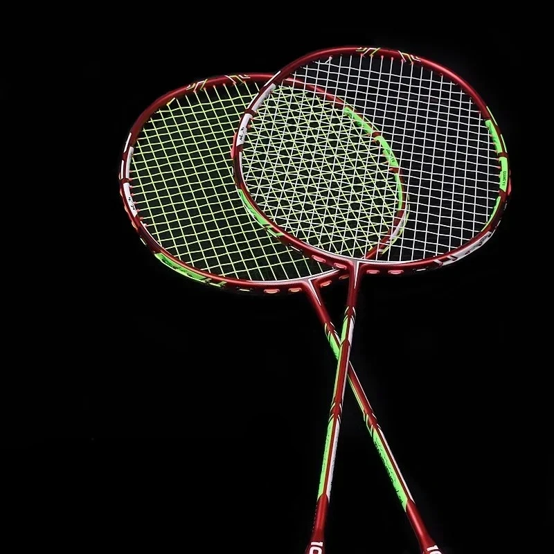 10U Badminton Racket Adult Ultra Light 54g Secondary Molding Reinforced All Carbon Racket Professional Badminton Racket