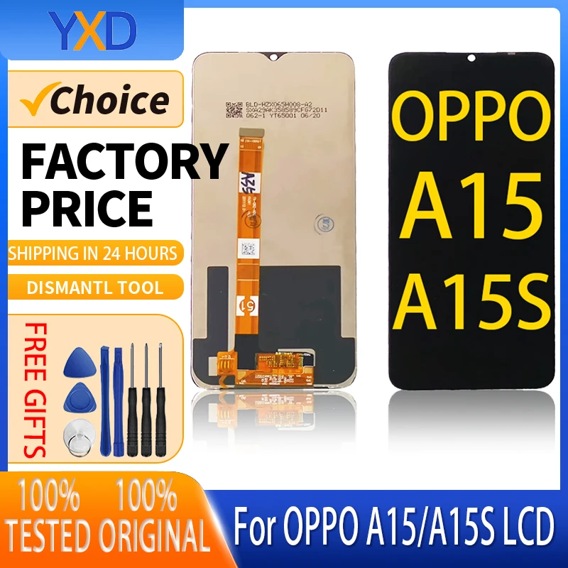 LCD Display For OPPO A15 A15S LCD Display Touch Screen Digitizer Assembly For OPPO A15 A16 A53 LCD Screen Replacement