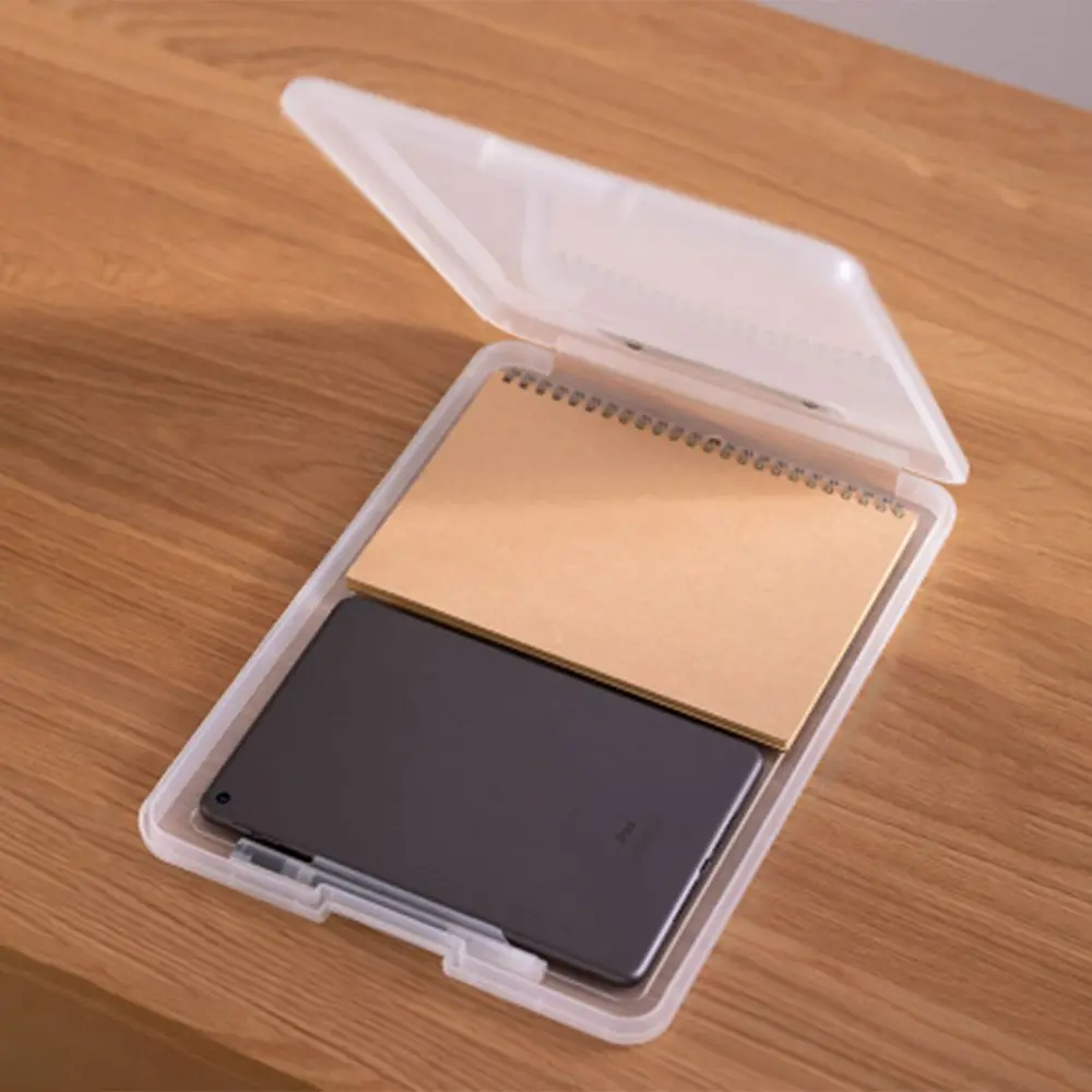 Plastic A4 File Folder Durable Wear-resistant A4 Writing Board Multifunctional Large Capacity A4 File Storage Box