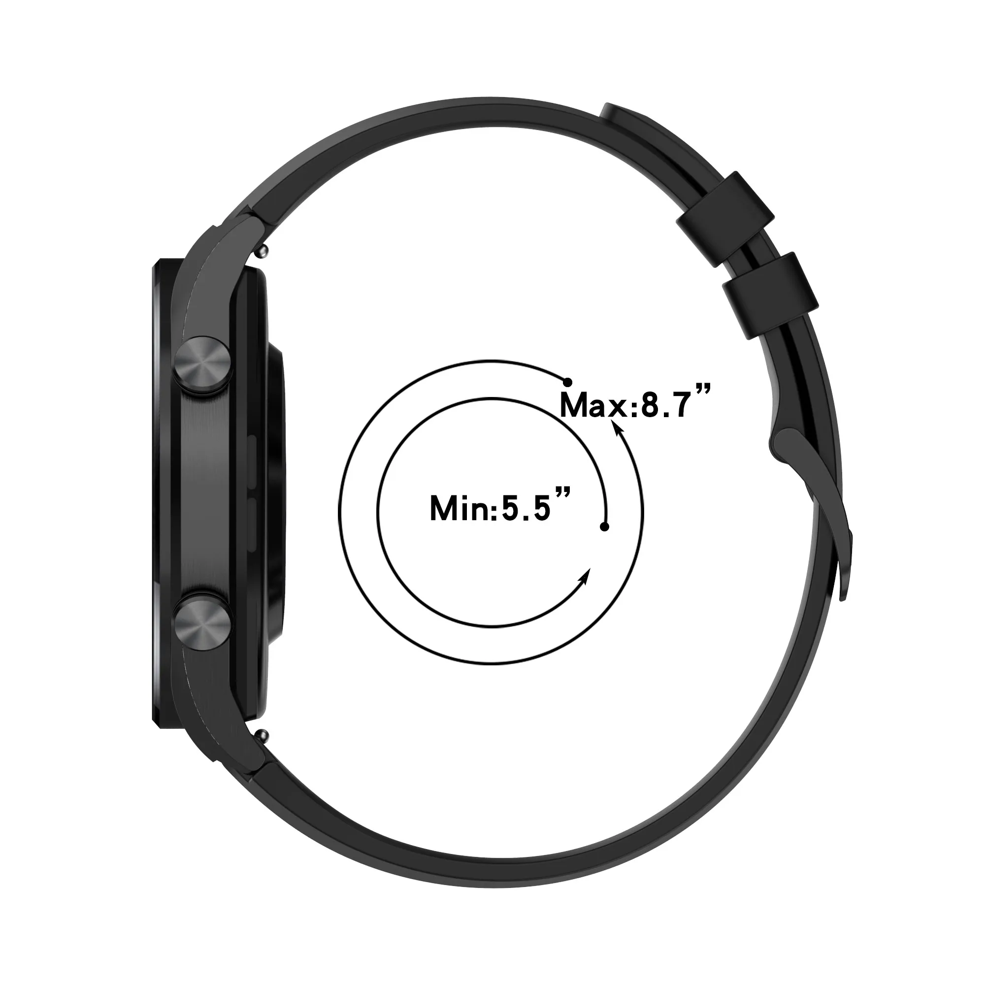 Correa de silicona de 22mm para reloj Xiaomi S1, Correa deportiva del mismo párrafo para relojes inteligentes, pulsera de repuesto