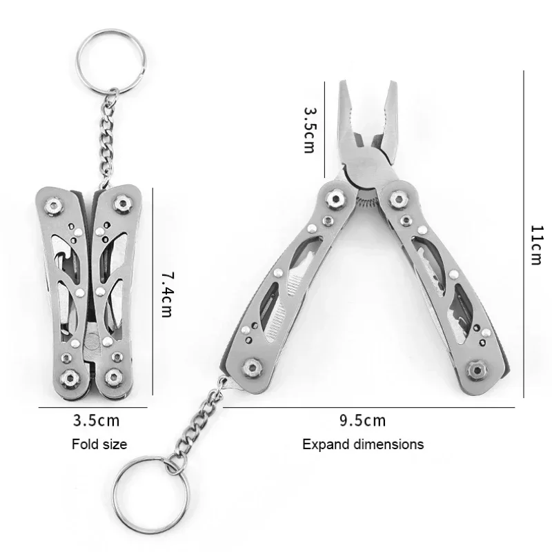 Multifunctionele Tang Multitool Claw Hamer Rvs Tool Outdoor Survival Wire Cutter Camping Mes Moersleutel Handgereedschap