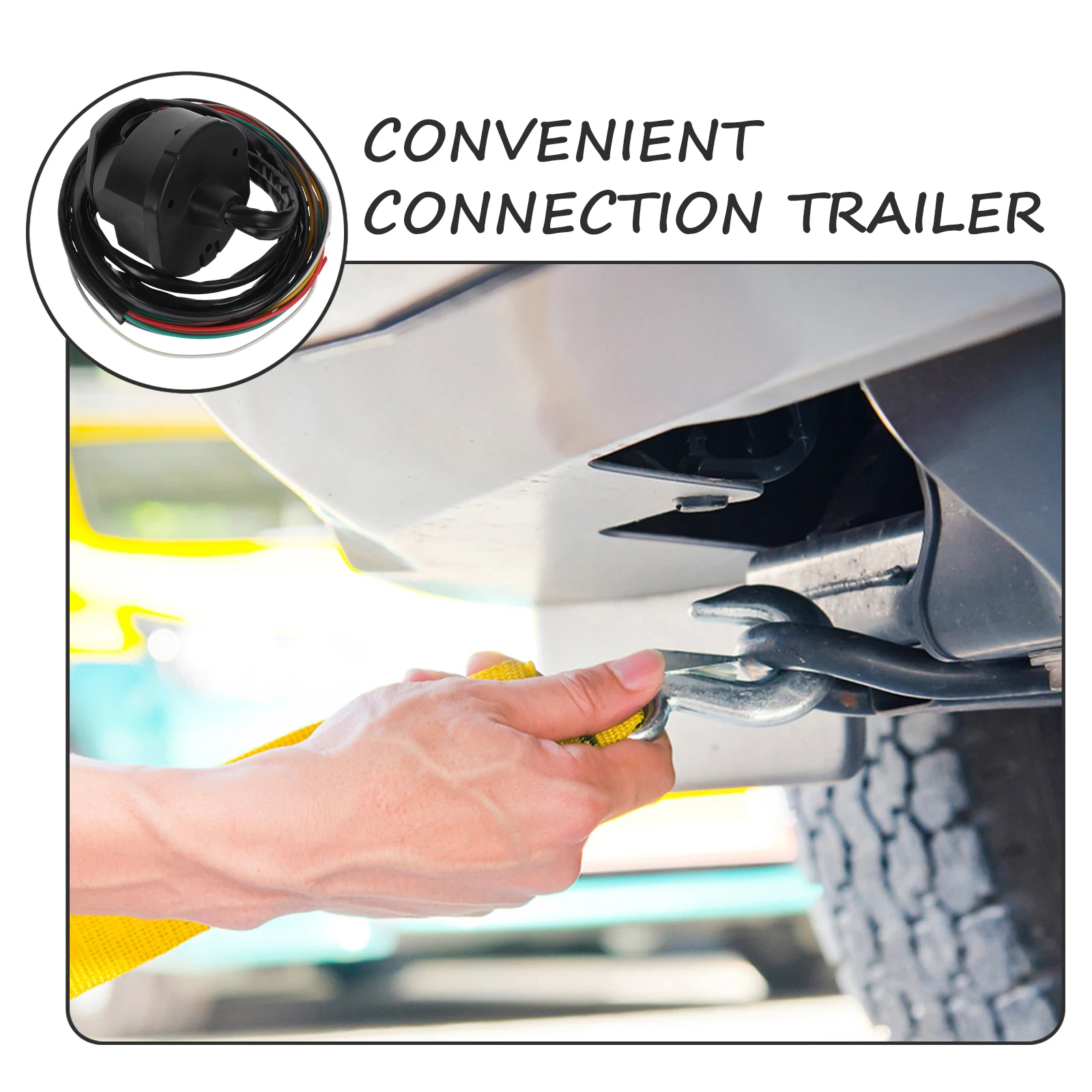 

Trailer Socket Light Connector Adapter Plug Electrical Adapters Car Connectors for
