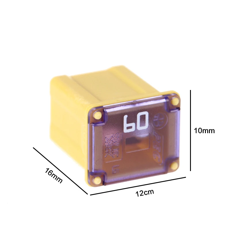 Square Fuse 20A 25A 30A 40A 50A  PEC Automotive Car Fuse Tube Waterproof Fuse Box For Nissan Honda Toyota,socket Optional