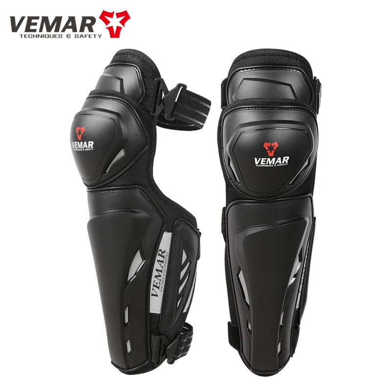 

2/4Pcs/Set VEMAR Summer Knee Elbow Protector Lightweight Breathable Fall Resistant Motorcycle Elbow Brace Knee Pads