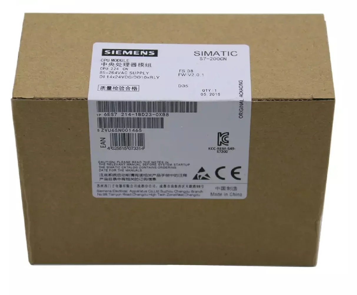 SIMATIC S7-200CN 6ES7214-1BD23-0XB8 best and cheap plc controller programmable logic controller 6ES72141BD230XB8