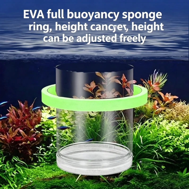 Transparent Floating Aquarium Hatch Box, Multifunctional Fish Breeding Separator for Guppy Zebra Betta Fry Isolation Supplies
