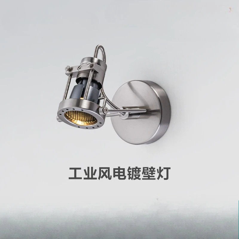 

Винтажный настенный светильник с поворотным механизмом для кафе, отелей, спален, прикроватный, в средневековом стиле, коммерческий, декоративный