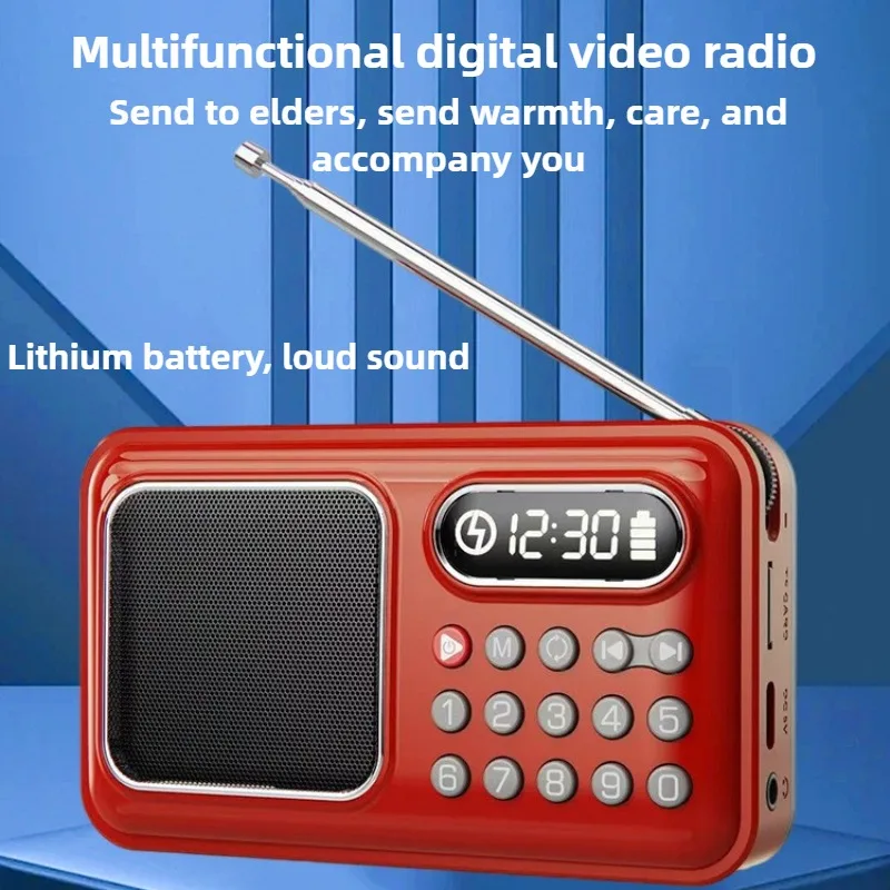 Multifunktionaler FM-Kartenradio Tragbarer MP3-Player Am Fm Dab Notfall Bluetooth Mini Comunicador Empfänger Radios Heimgerät