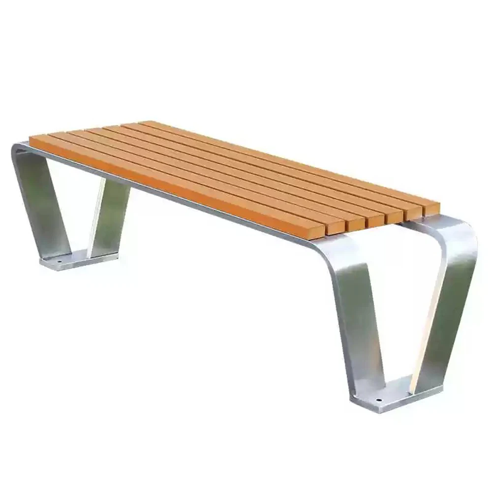 

Waterproof Stainless Steel Patio Bench For Indoor/Outdoor Use Modern Design Durable & Eco-Friendly For Schools Parks Gyms Malls