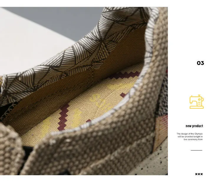 Stylische Herren-Slipper aus Denim - Atmungsaktiver Komfort für den ganzen Tag, leichtes Design, ohne Schnürsenkel, einfach anzuziehen und auszuziehen. – Detail 4