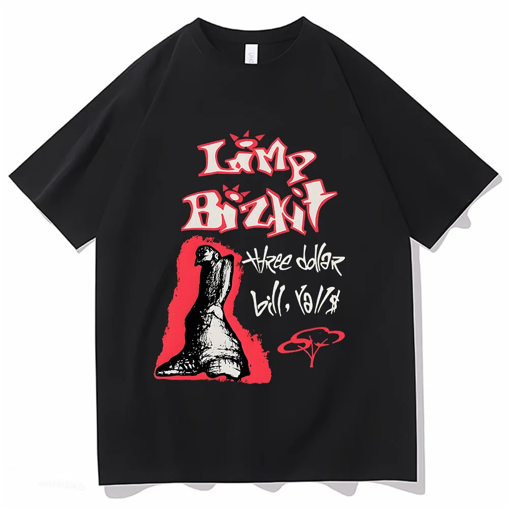 Fashion Limp Bizkit Band Graphic Printing T-Shirt Hip Hop Men Women Short Sleeve Tee-Shirt Casual Street Tshirt Tops 2026 Summer