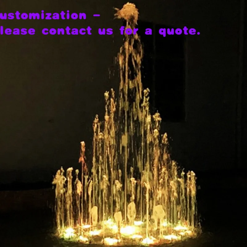 

Музыкальный танцующий фонтан custom.Fenlin FS05 из нержавеющей стали с разноцветной LED-подсветкой, современный дизайн для сада