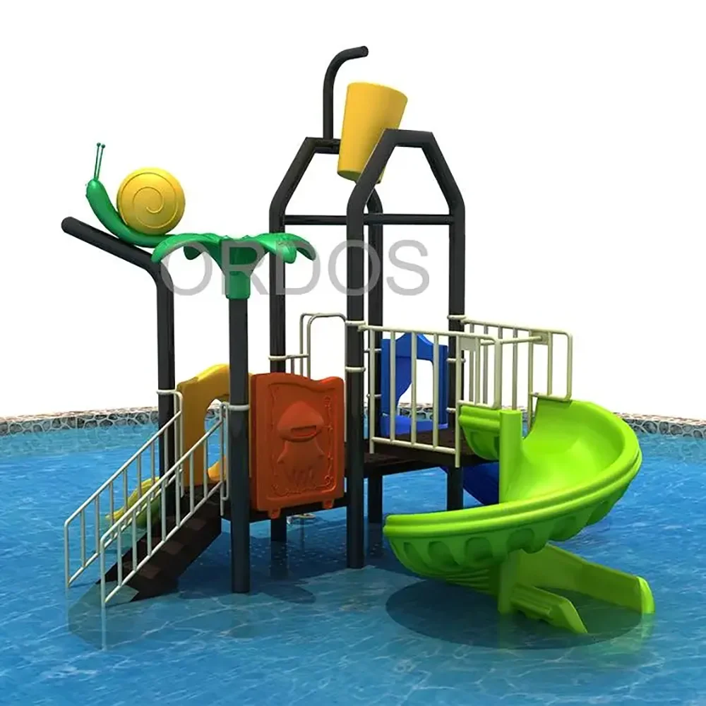 Children Plastic Water Slide Swimming Pool Slide Water Park Equipment Playground For Sale