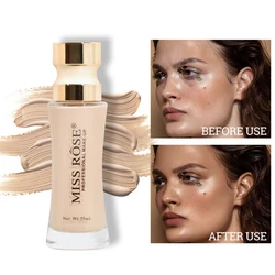 Liquid Foundation Natural Nude Makeup Long-lasting Moisturizing Concealer Waterproof and Sweat Resistant