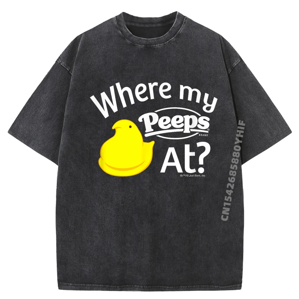 

Футболка Peeps Where My Peeps At Blank, 100% хлопок, мужская дешевая потертая футболка в стиле ретро, классическая одежда с принтом