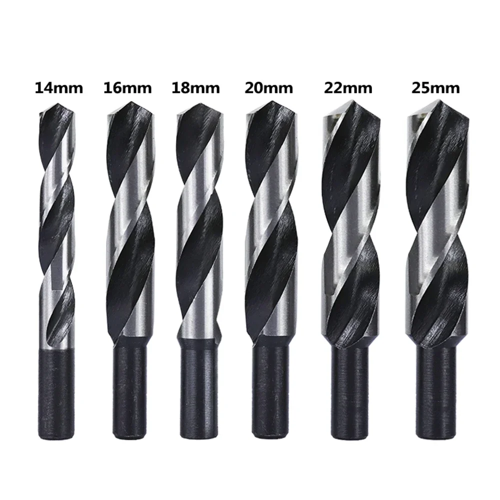 Reduced Shank HSS Drill Bit Woodworking Hole ing Cutter 14mm   Twist   14/16/18/20/22/25mm