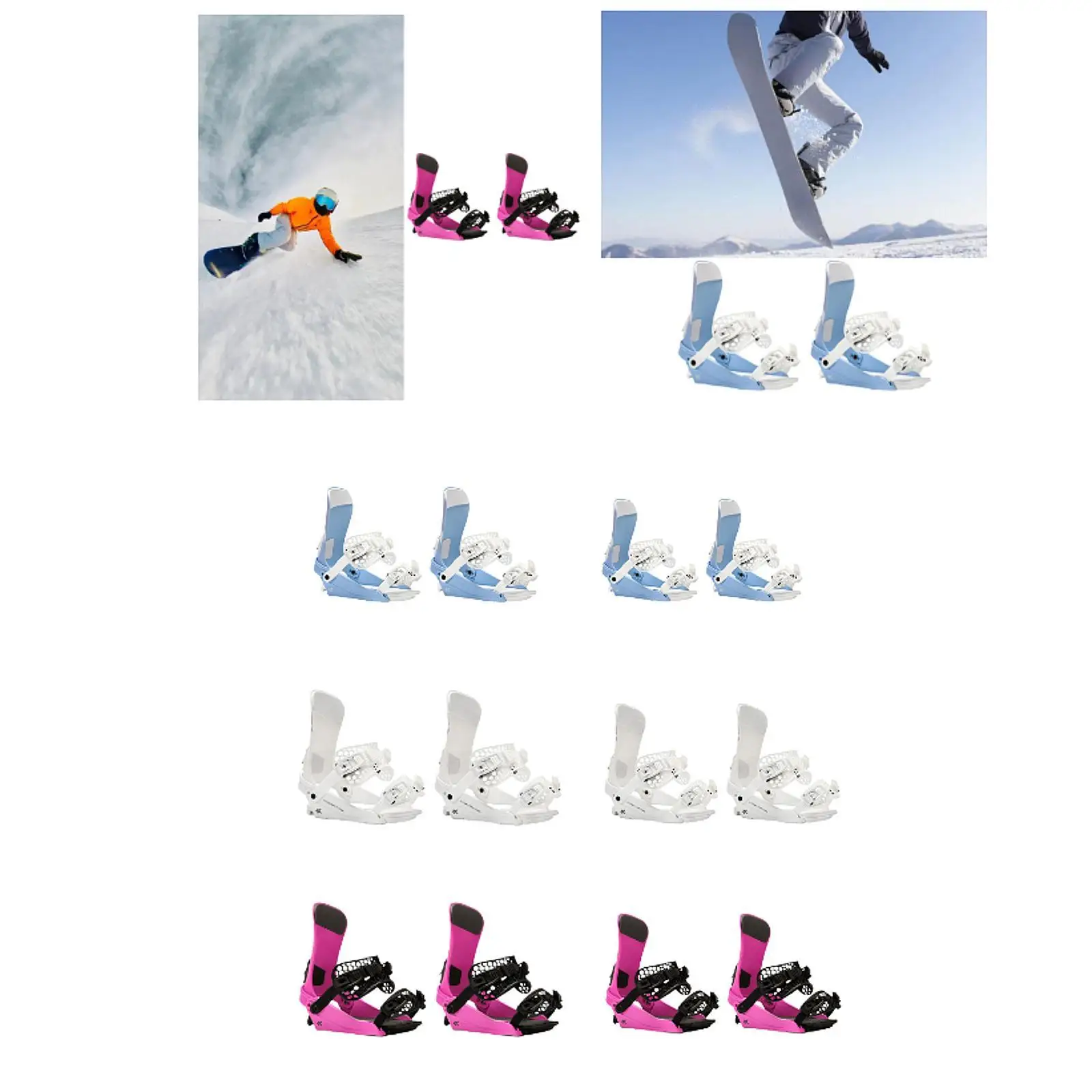 Raccoglitori per snowboard Forniture di ricambio per adulti Pratici ingranaggi per snowboard