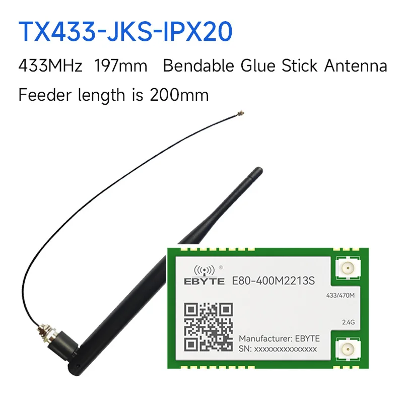 LR1121 433/868/915/M LoRa Dual-Band Wireless Module CDEBYTE E80-400M/900M Series 2.4G TCXO Sub-G SMD SPI RF Module Stamp Hole