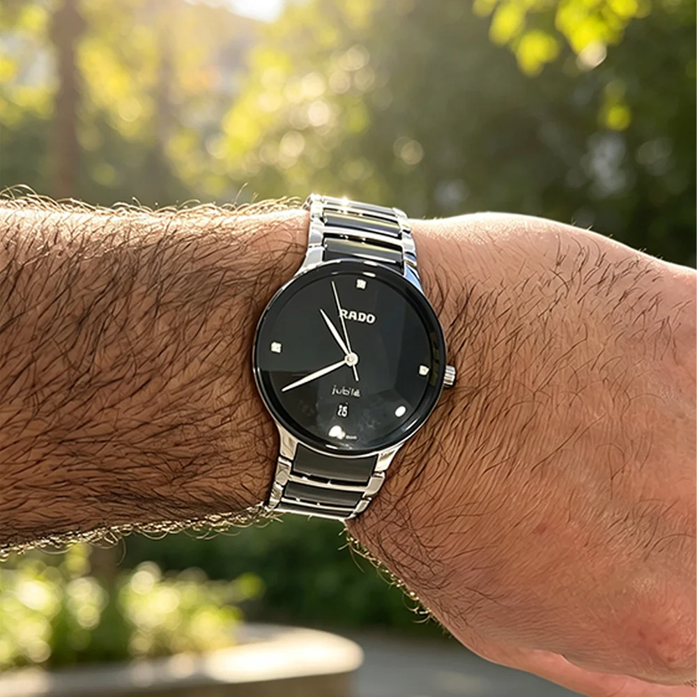Оригинальные брендовые часы Romance Rado для мужчин и женщин, роскошные керамические часы 38 мм/28 мм, простые женские часы, высококачественные мужские часы AAA