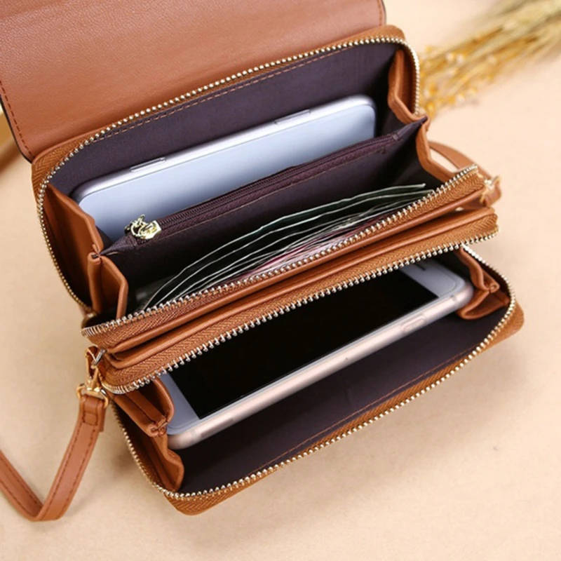 Women\'s Wallet Korean Handbag Multi Card Large Capacity Casual Shoulder Bag Mobile Phone Packet Fashion New Style