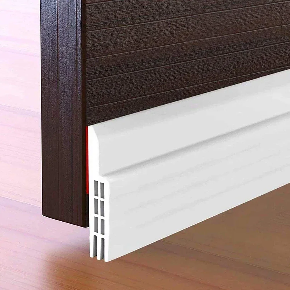 

1 meter Rubber Door Draft Stopper Doors Seal Dust-Proof Winter-Proof Block Draft Door Bottom Guard