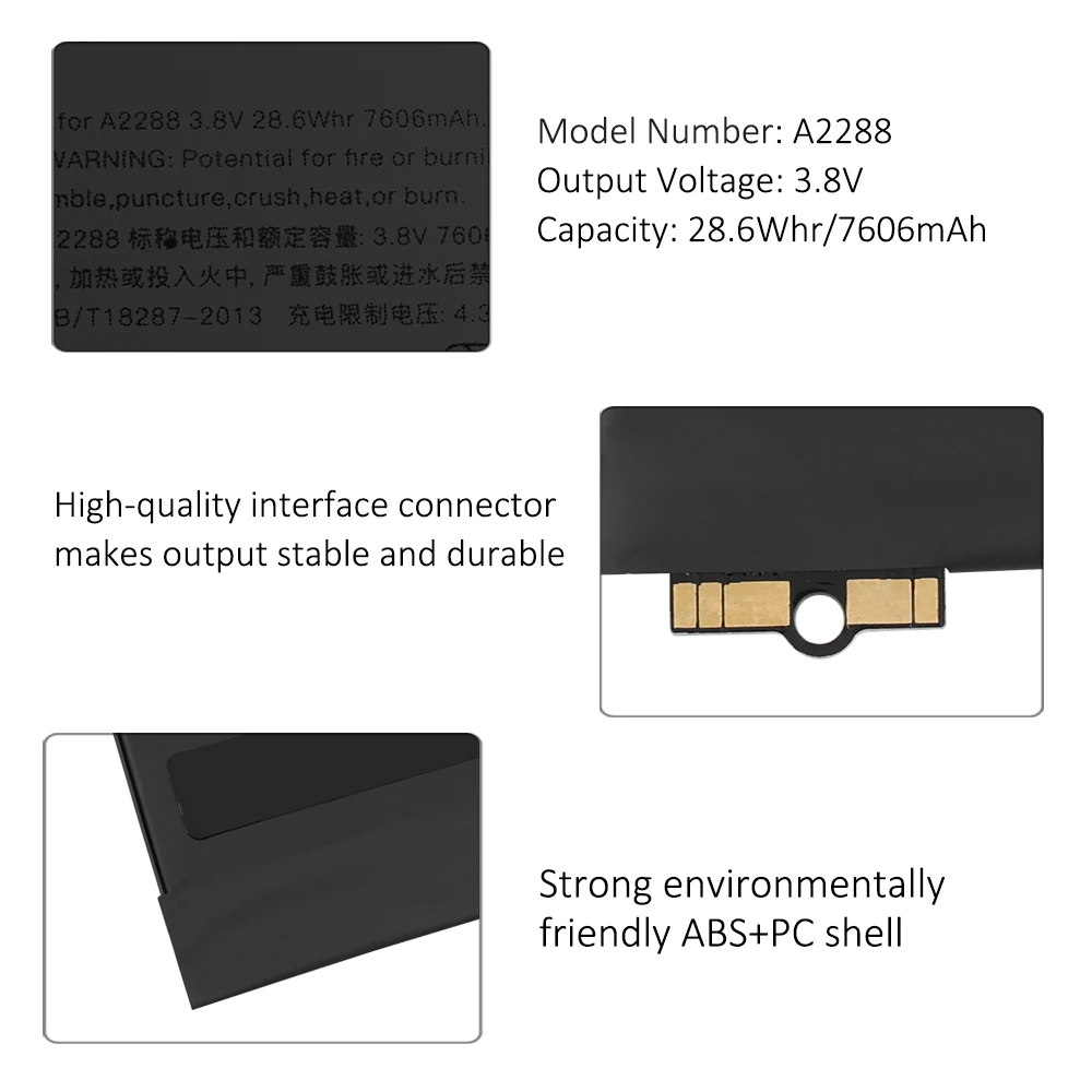 KingSener A2288 Tablet Battery For Apple iPad Air 4 10.9\'\' 2020 Year A2316 A2324 A2325 A2072 3.8V 7606mAh