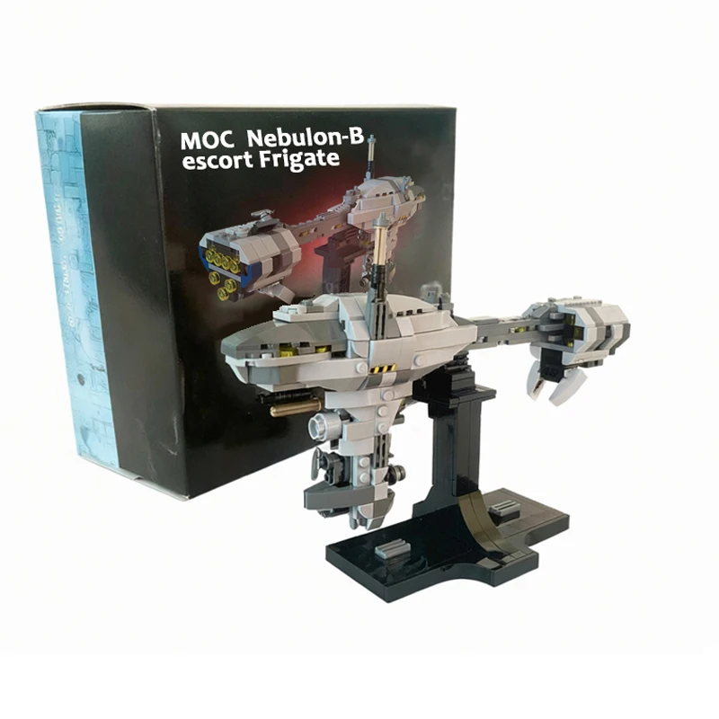 

MOC The EF76 Nebulon-B Frigate Midi Scale Звездный корабль Набор строительных блоков DIY Кирпичи Сборка Космический корабль Модель игрушки Подарки