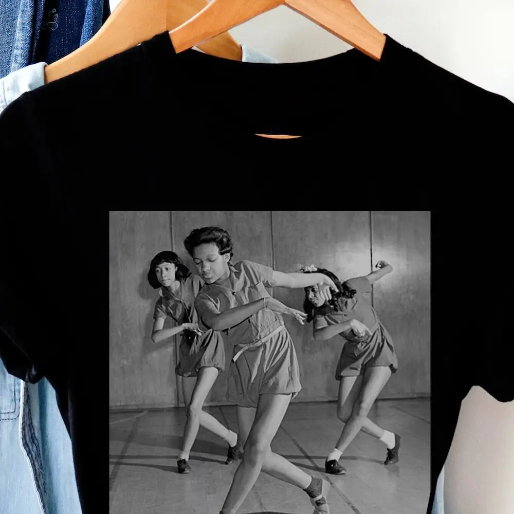 Dance Practice T Shirt African American Black History Gym Class Old School Brown Girls Afrocentric Top