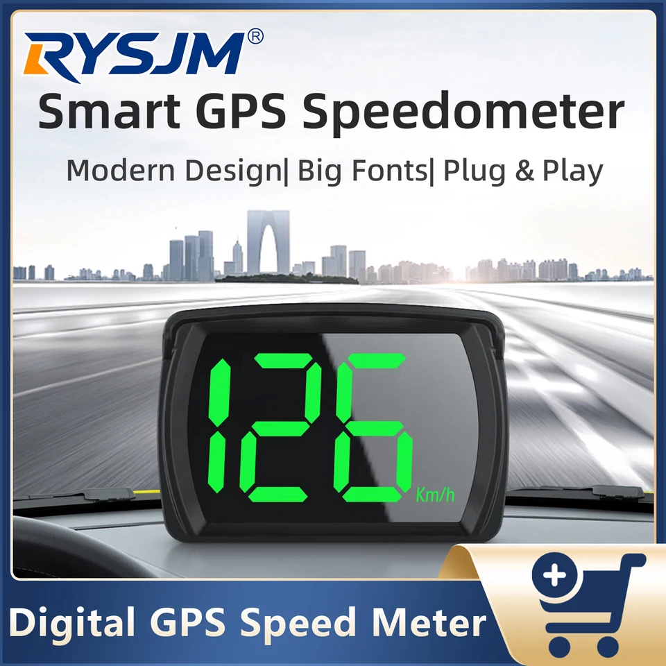 Y03 자동차 GPS KMH/MPH 속도계 디지털 헤드업 디스플레이 속도 프로젝터 모든 차량용 플러그 앤 플레이 자동차 액세서리