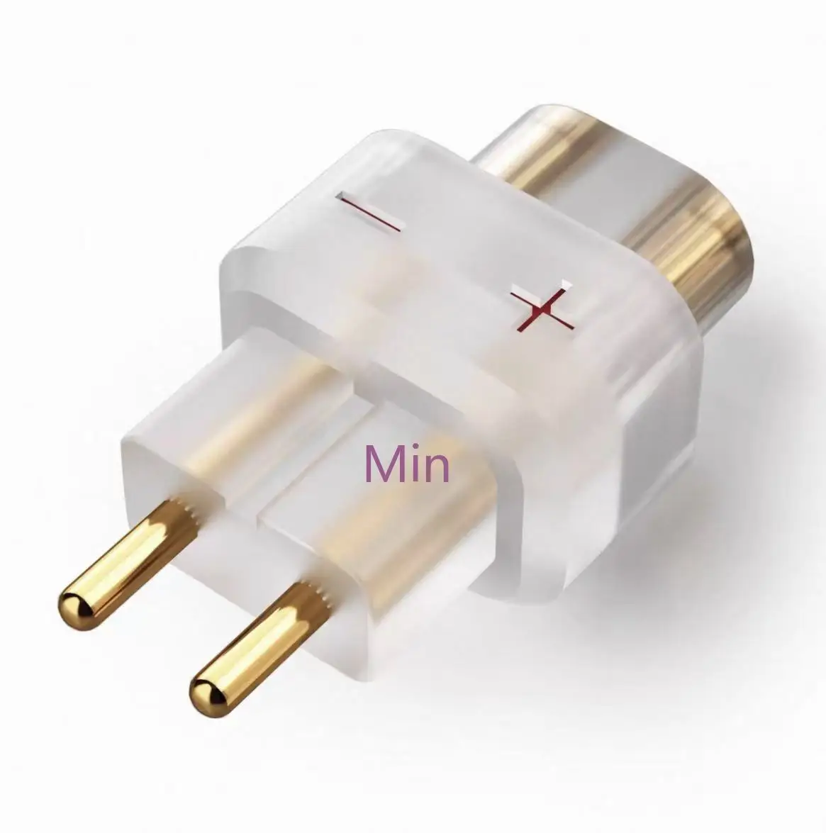 2 Peças Adaptador de Fone de Ouvido HIFI QDC Fêmea 0.78 para Conectores de 2 Pinos Macho para Fones SHUOER CONDUCTOR/SINGER/SOLOIST/EJ07/TAPE PRO/SHOZY