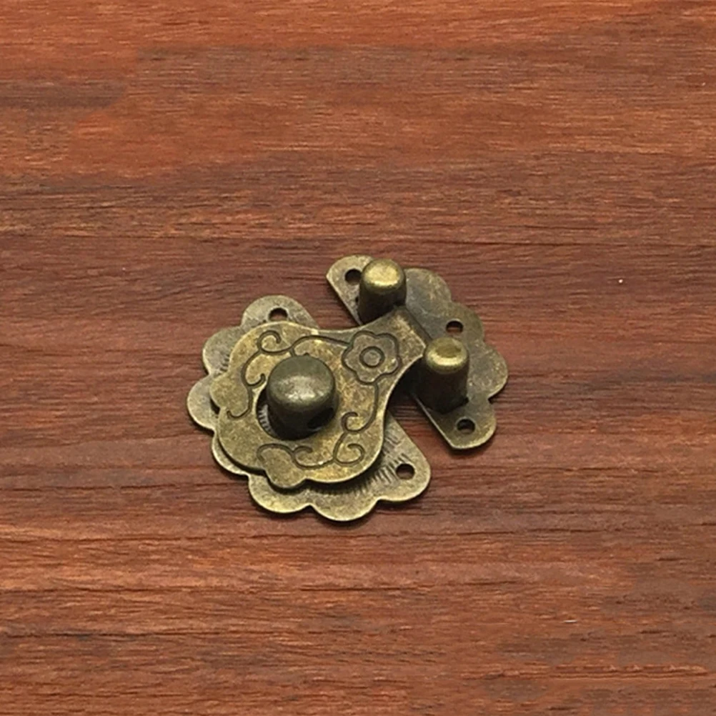 

14 Pcs Jewelry Box Cabinet Hardware Vintage Buckle Latch Drawer Decorative Hasp Toolbox Toggle Latches Retro