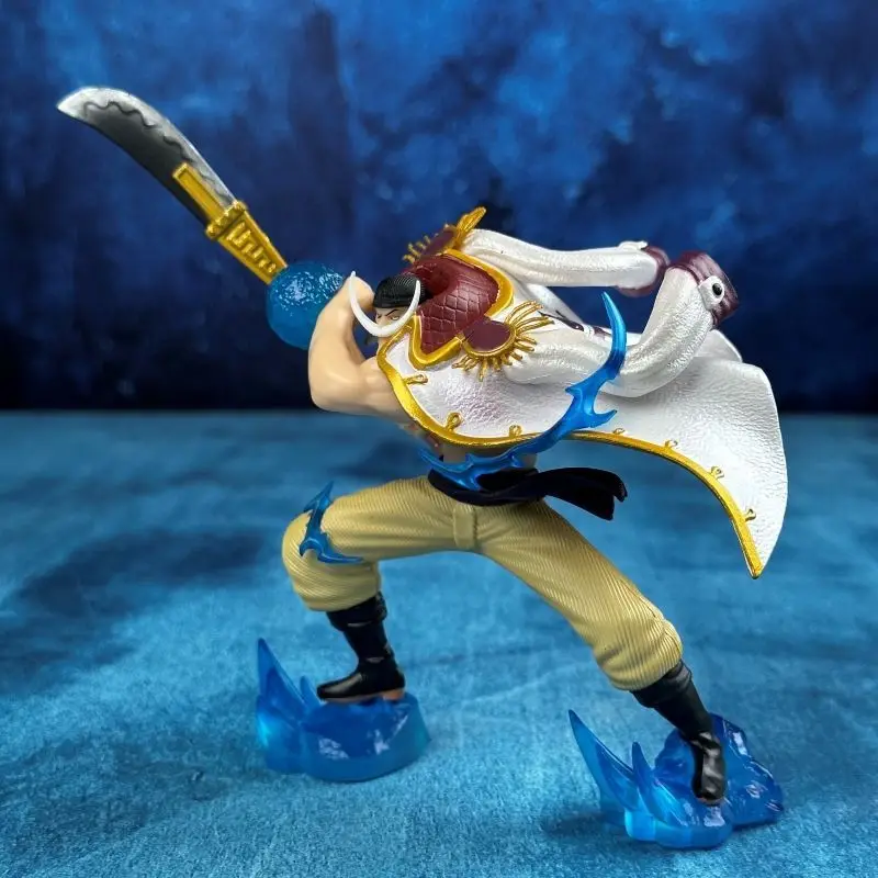 Statue Scene Combat Stance One Piece LXE Dward Newgate Peripheral Ornaments Birthday Gift Anime Figure Bandai Banpresto Model