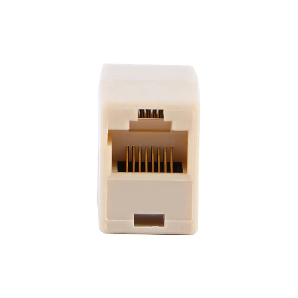 Sockt Cable adapter Computer Outlet RJ45 Extender Plug Cable Joiner Coupler Network Cable Connectors Dual Straight Head