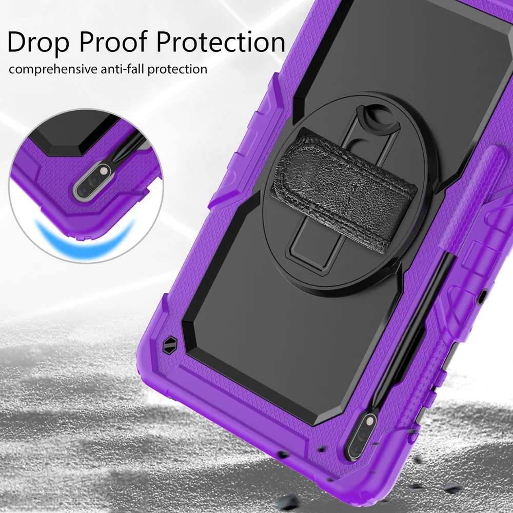 

ПЭТ-пленка Tab A8 A7 S6 Lite Чехлы для планшетов для Samsung Galaxy S9 S8 Ultra S7 FE Чехол S8 S7 S9 Plus Чехол с вращающейся подставкой для рук