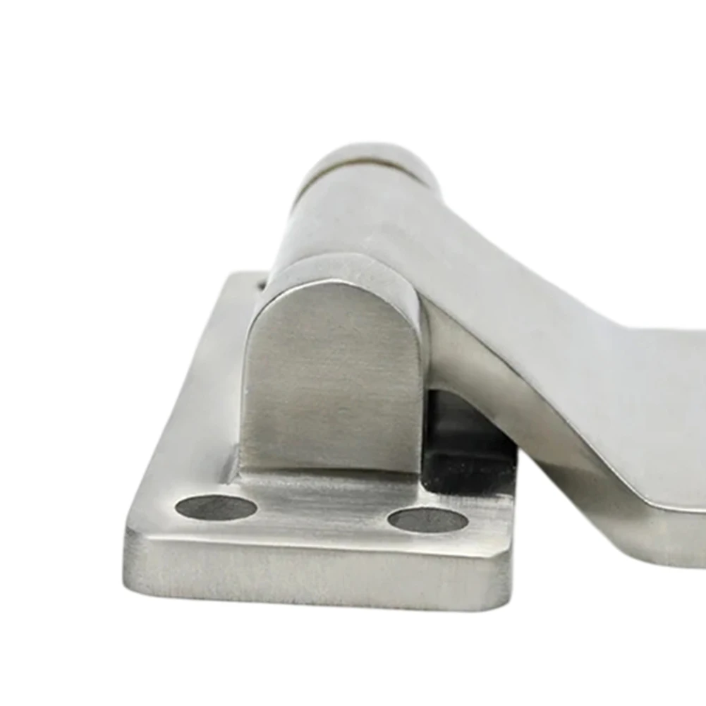 High Strength 304 Stainless Steel Door Hinge for Engineering Vehicles 110x105mm Mounting Hole Spacing 22.5mm 25mm