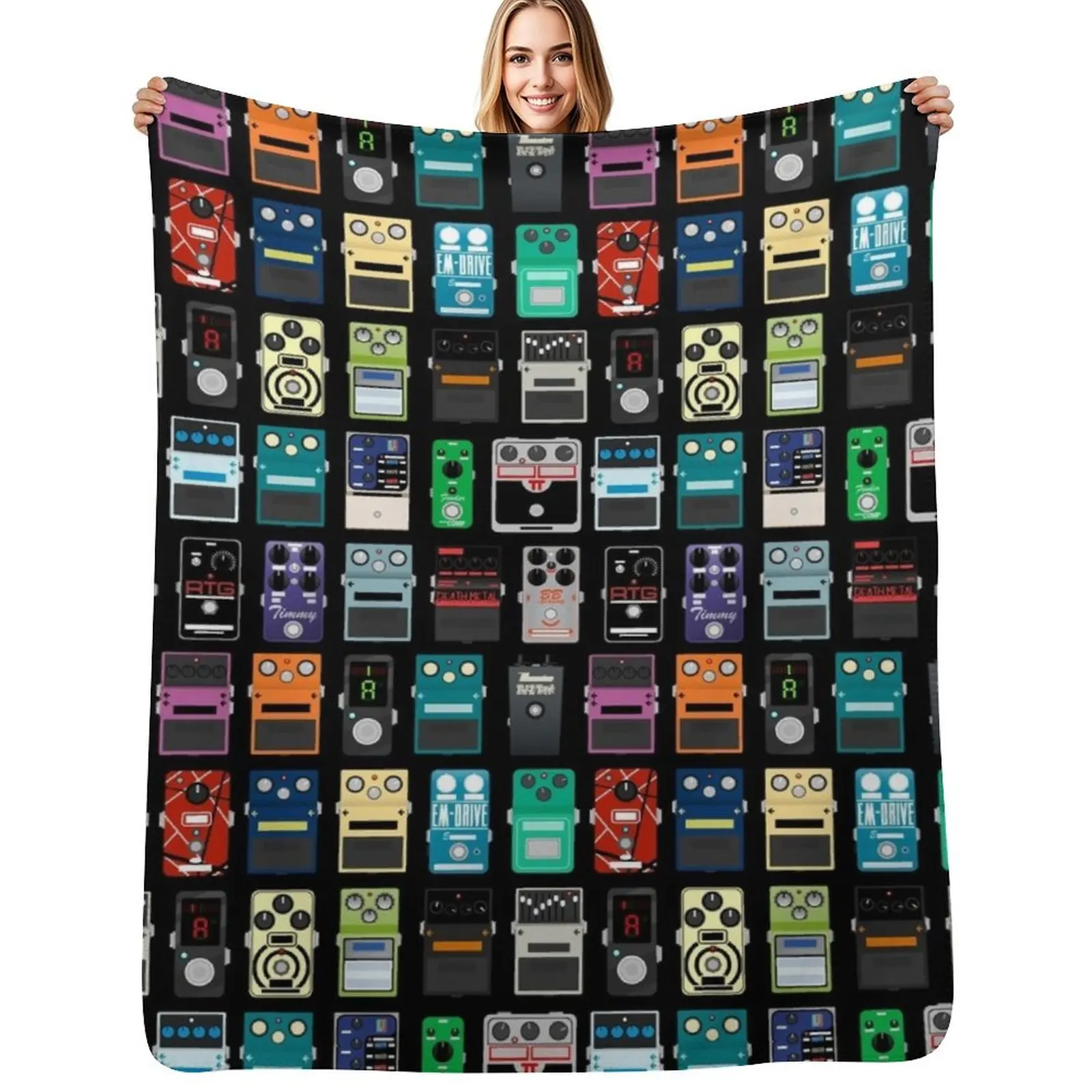 

Pedal Board #2 Throw Blanket Fashion Sofas Sleeping Bag decorative Blanket