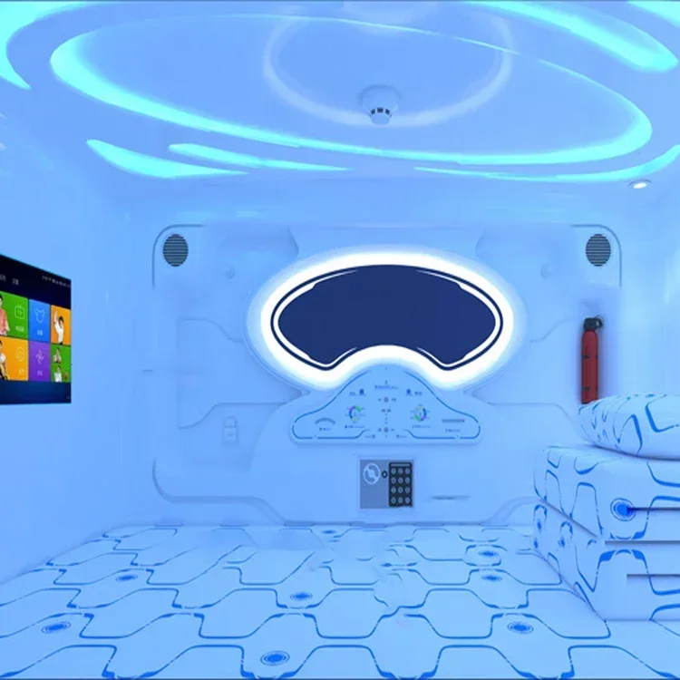 Space-Saving Sleep Cabin Bunk Bed Capsules Hotel Bed