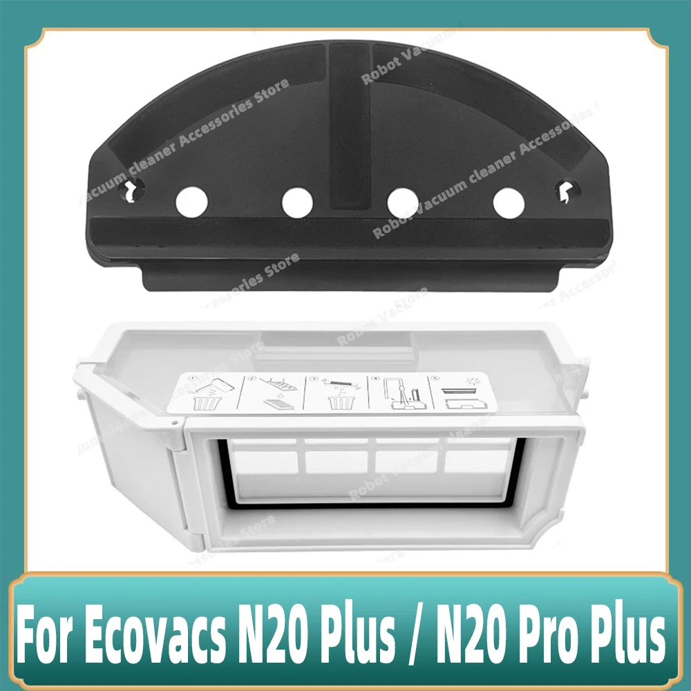 متوافق مع Ecovacs N20 Plus / N20 Pro Plus قطع غيار بديلة لصندوق الغبار مرشح ممسحة قوس حامل الملحقات أجزاء
