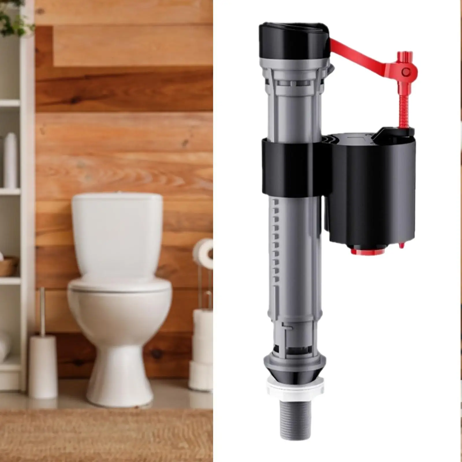 

Наполнительный клапан бачка для унитаза, компонент для унитаза, аксессуары для бачка для унитаза, регулируемая по высоте для дома, фермерского дома, отеля, магазина, новоселье