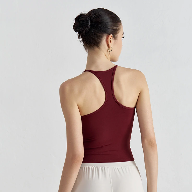 SOISOU Running Sports Bra Fixed Cups Women Top Tight Fitness Yoga Women's Underwear Gym Workout Clothes Nylon Sports Yoga Tops image 3