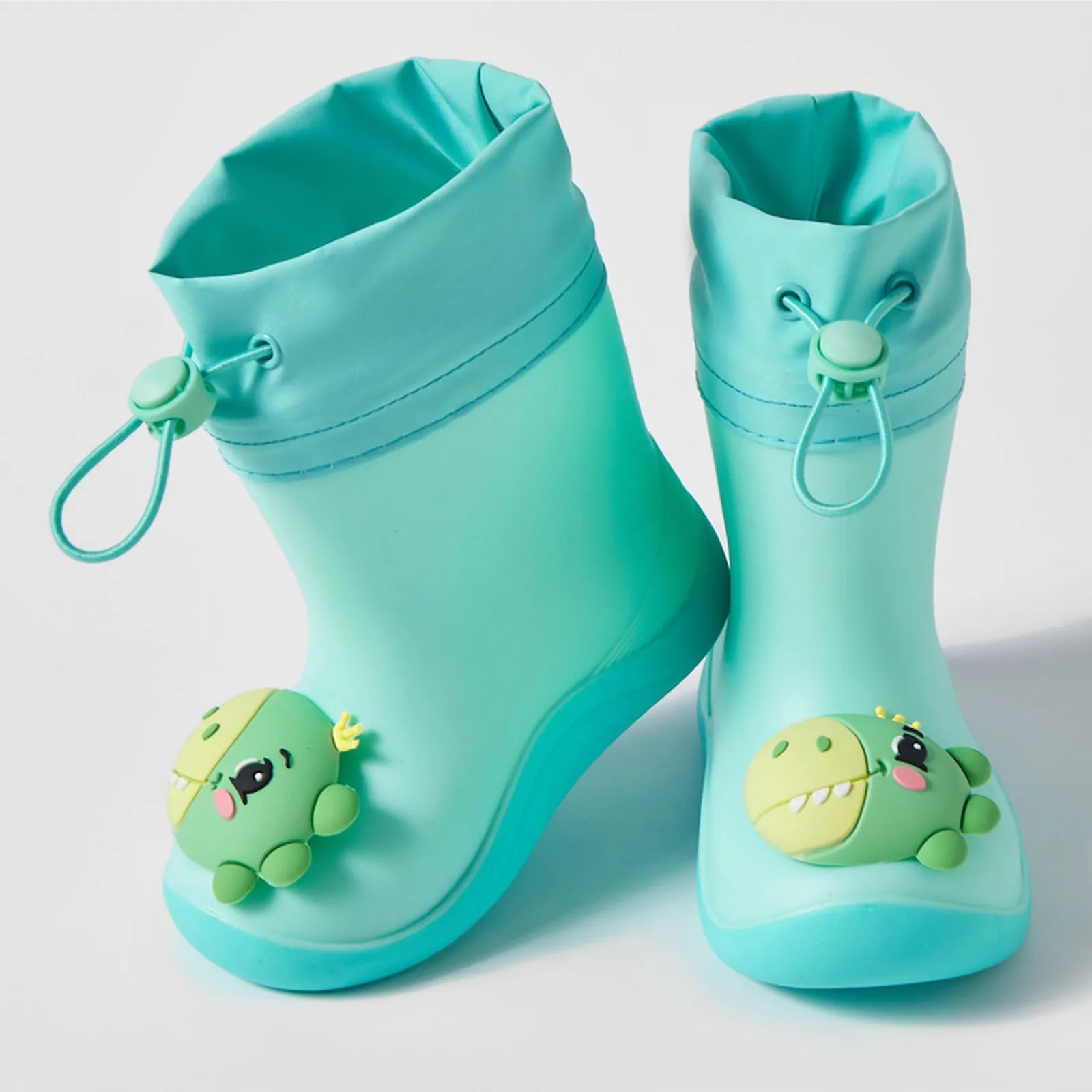 

Booties for Baby Toddlers Children Rain Shoes Boys And Girls Water Shoes Dinosaur Cartoon Character Newborn Shoes 0-3 Months