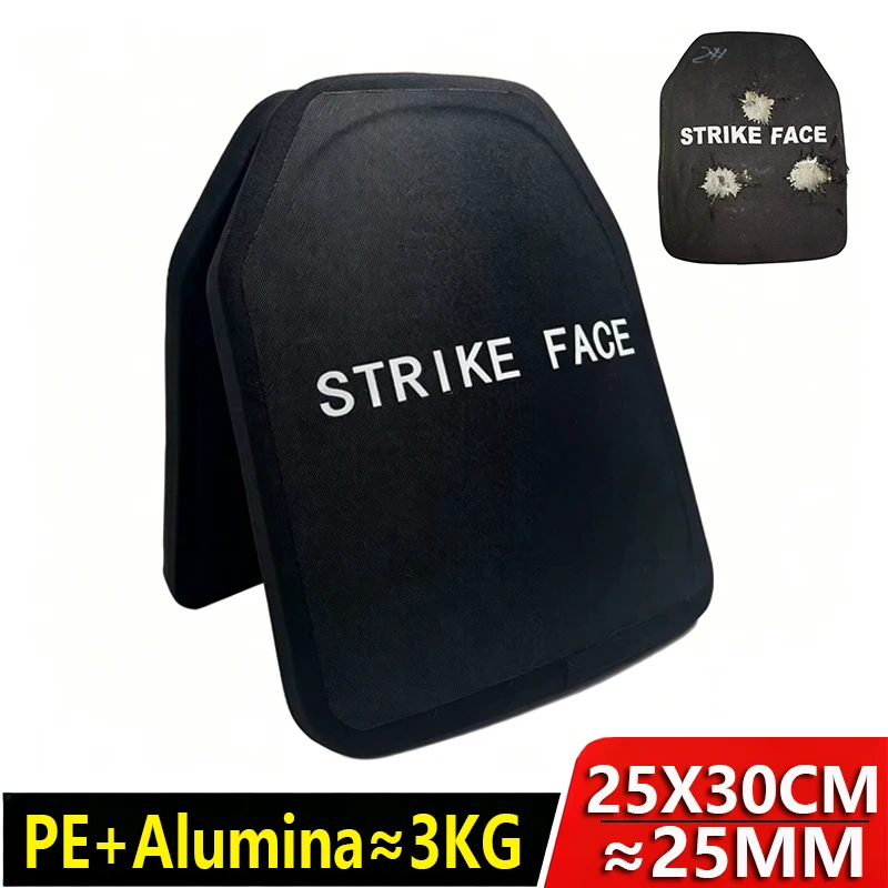 25X30CM Alumina Ceramic Protective Board Defense Board Tactical Plug-in Board Backpack Deck Defense Shield Self-Defense