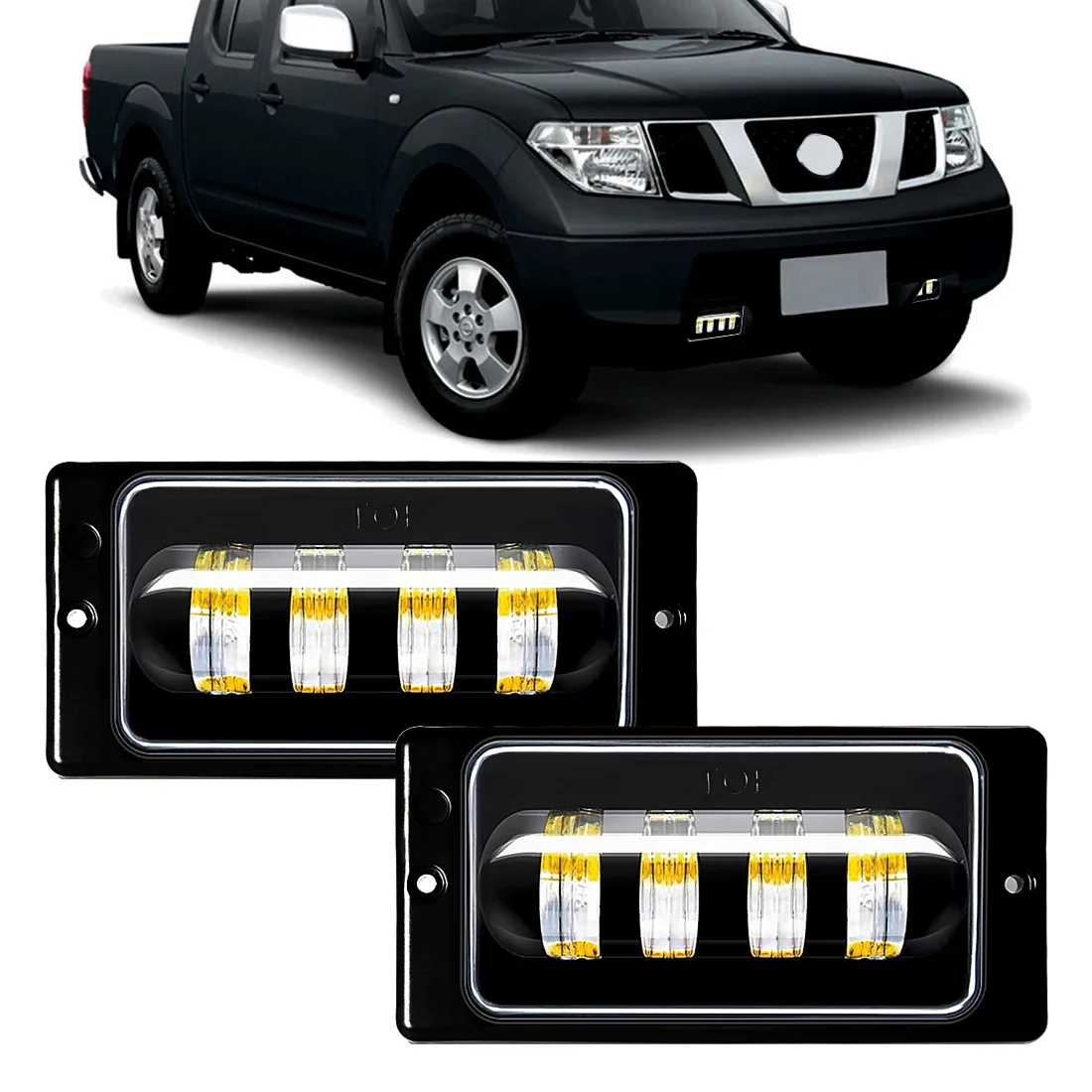 

Для Lada VAZ 2110 2111 2112 2113 2114 2115 2116 2117 Противотуманные фары Led DRL Противотуманные фары автомобиля Передние ближние лучи Кольцо с ангельскими глазками