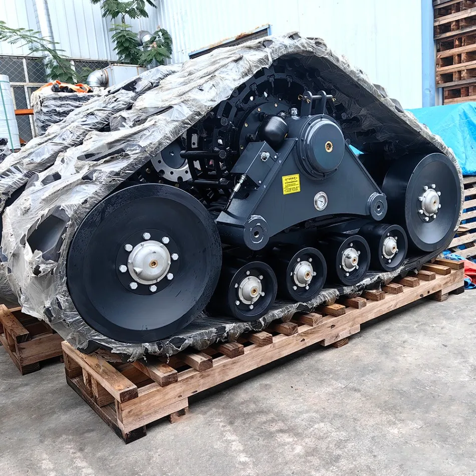 Claas 370 Freeshipping Harvester Rubber Track Conversion System Tractor Triangle Systems For Construction Machinery