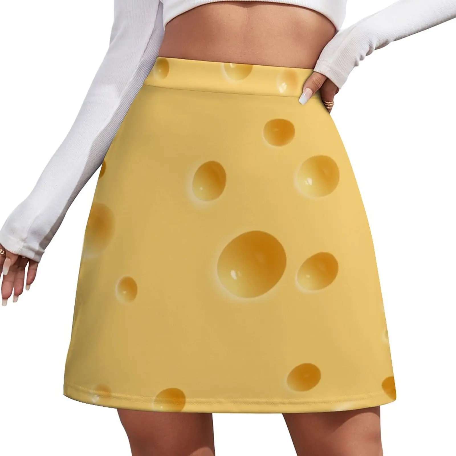 Cheese Holes Mini Skirt women's stylish skirts cosplay