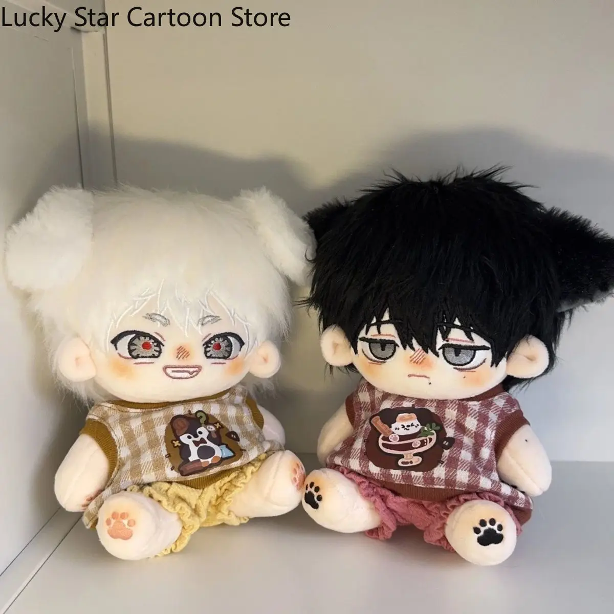 لطيف الصيف Hikaru Died Tsujinaka Yoshiki أنيمي وسيم الصبي تأثيري القطن محشوة فستان الملابس الكرتون هدية عيد الميلاد 20 سنتيمتر