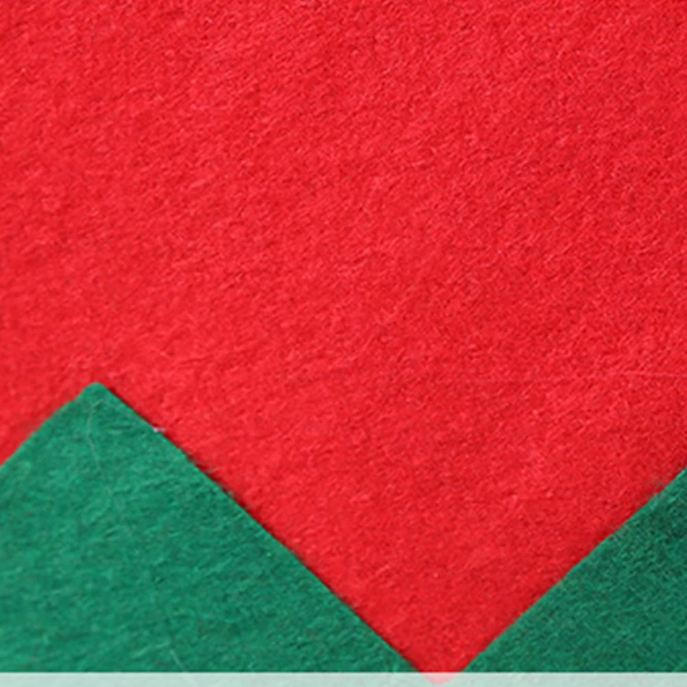

6Pcs Christmas Chair Cover Universal Seat Protector Red Green Wrinkle Resistant for Dining Room Party Decoration