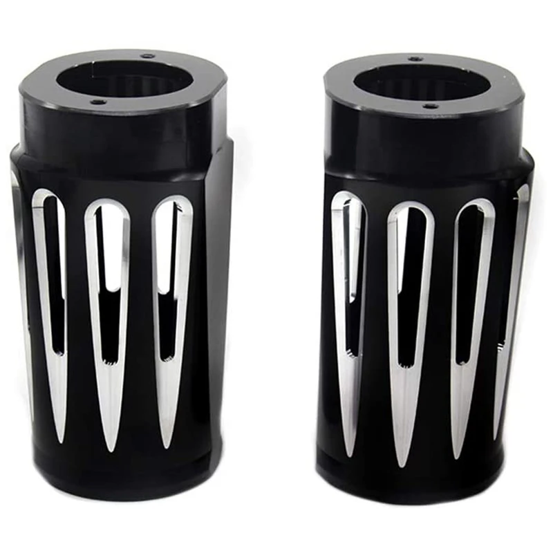 

Motorcycle Front Fork Boot Slider Covers For Touring Road King Street Electra Glide 1980-2013 CNC Aluminum