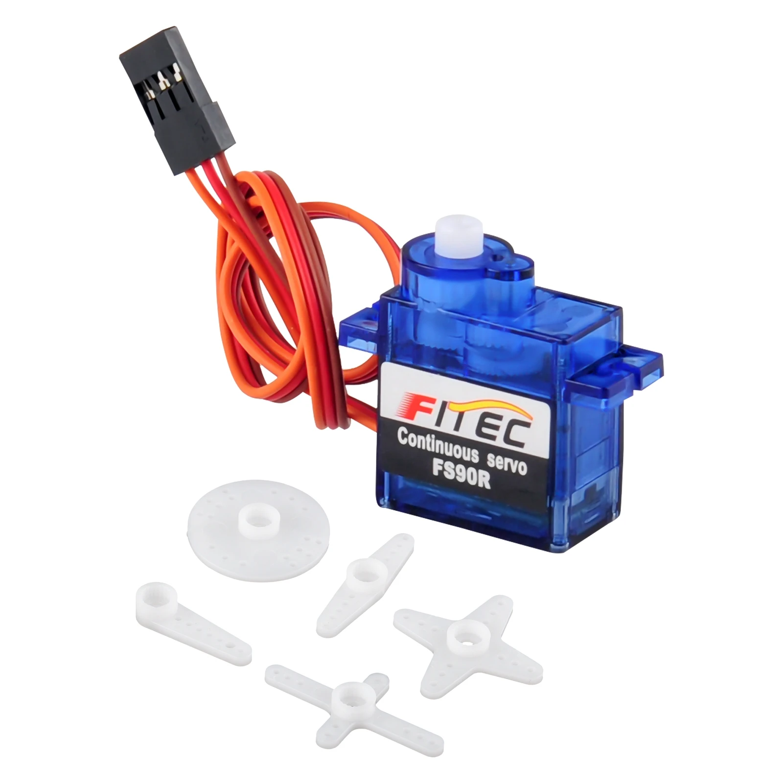 Feetech FS90R 9g Micro Servo 360 Degree Continuous Rotation 4.8-6V 1.5KG RC Servo Motor for Arduino Robot Helicopter Airplane