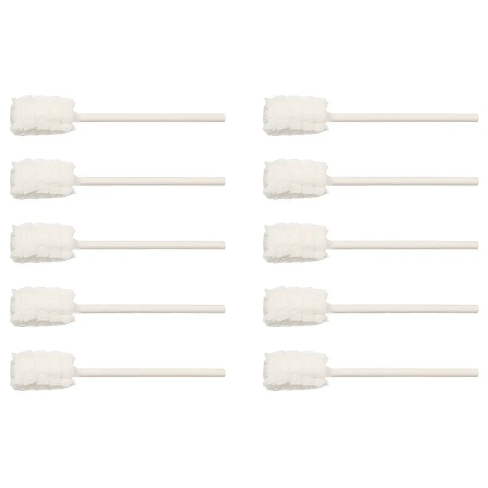 

Набор из 10 портативных щеток для чистки языка младенцев, для сухого и влажного использования, без флуоресцентных агентов, безопасные для ротовой полости новорожденных